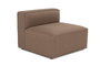 Atelier Del Sofa Sofá 1 Plaza XL O1 - Marrón, Estructura Haya/Abeto/Aglomerado, Tejido Suave